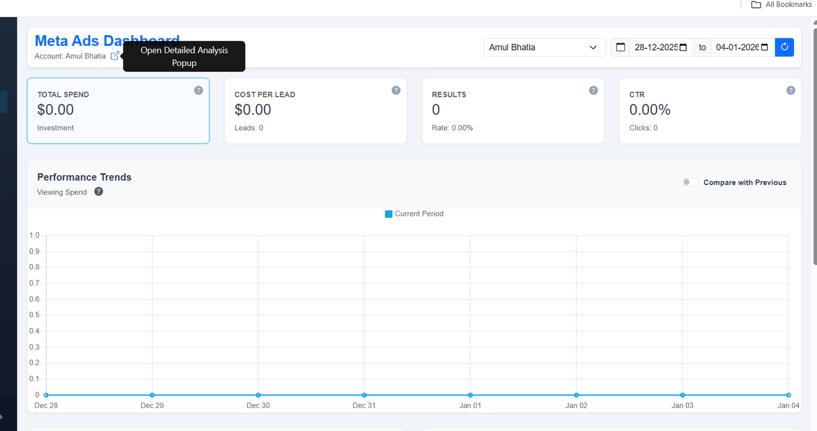 Detailed Analysis Interface